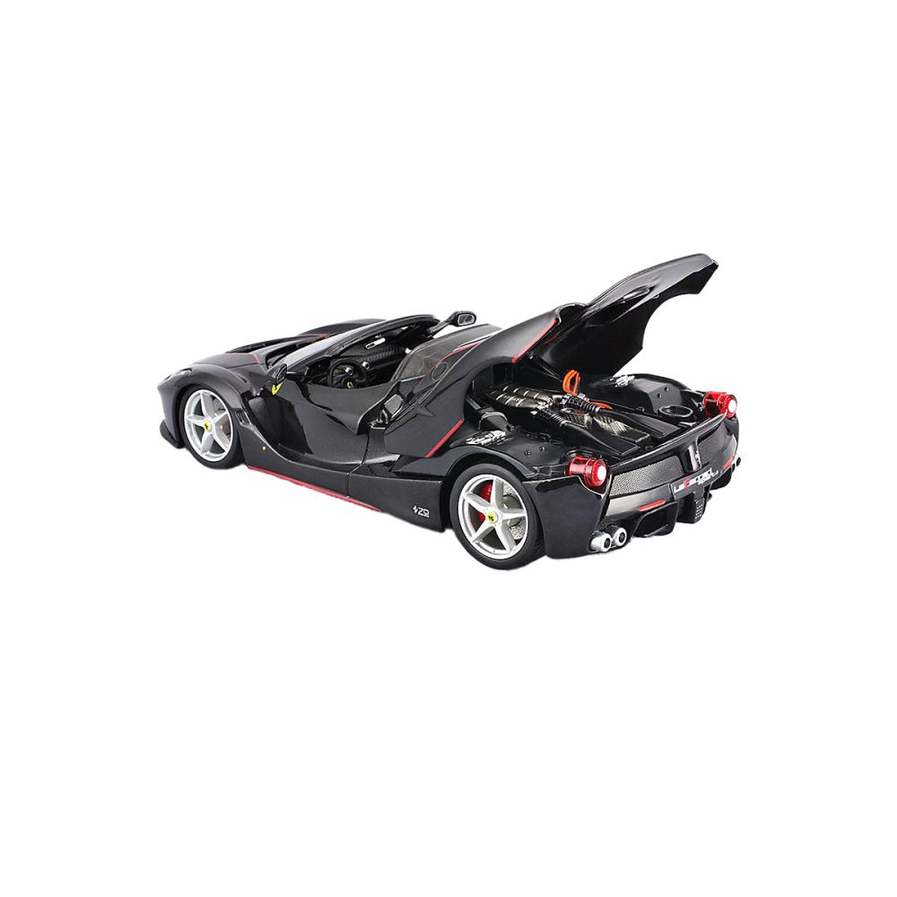 Комплект за сглобяване на метална количка, Maisto, LaFerrari Aperta, 40 части, 1:24, Черна 