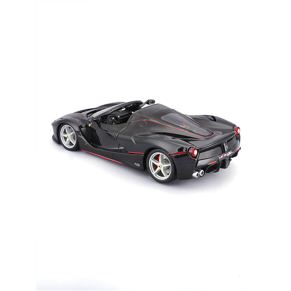 Комплект за сглобяване на метална количка, Maisto, LaFerrari Aperta, 40 части, 1:24, Черна 
