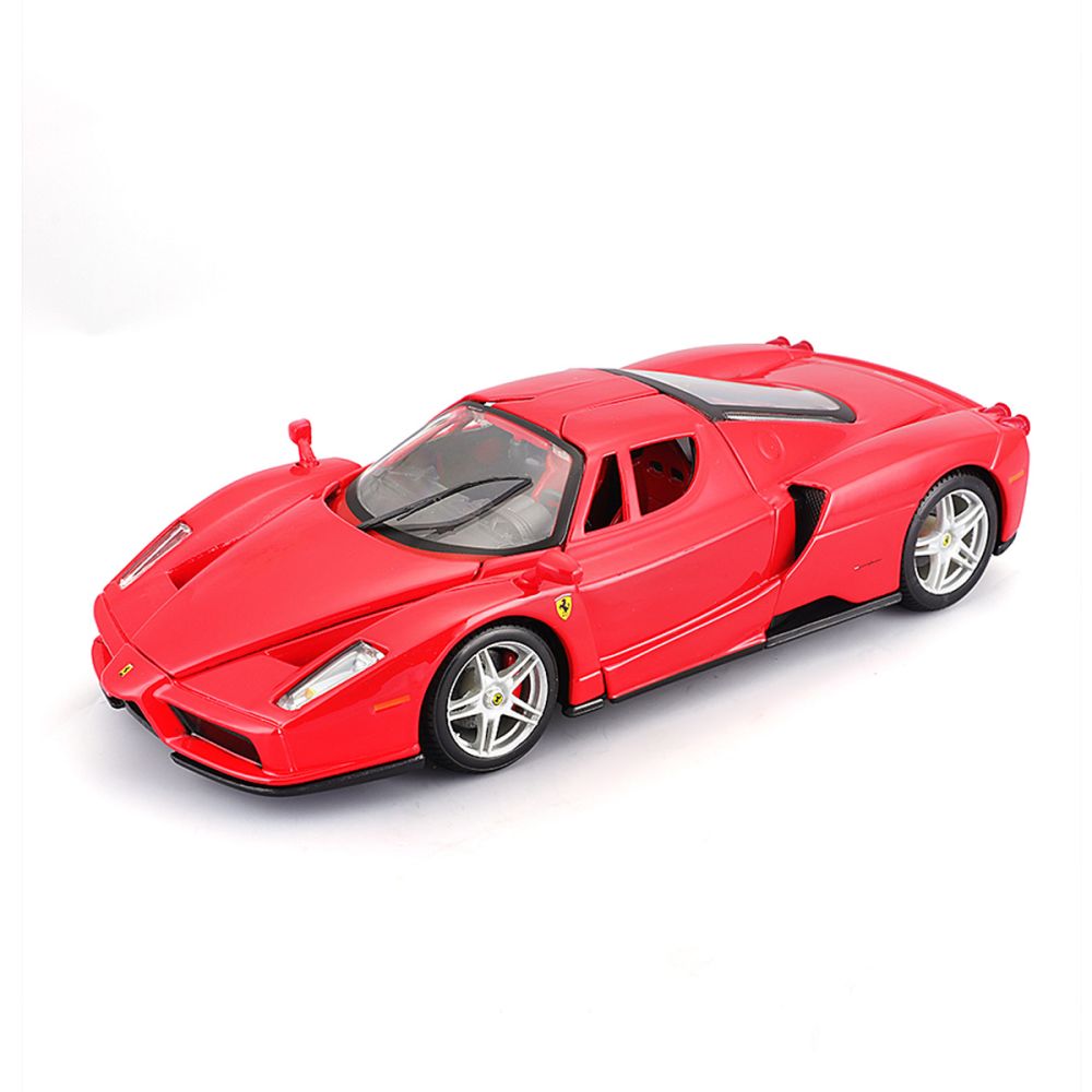 Комплект за сглобяване на метална количка, Maisto, Ferrari Enz, 35 piese, 1:24, Червена