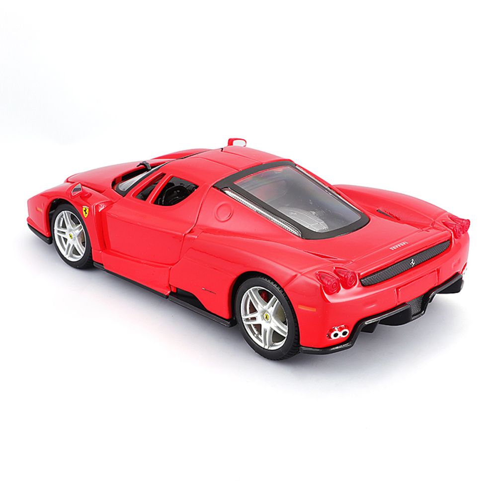 Комплект за сглобяване на метална количка, Maisto, Ferrari Enz, 35 piese, 1:24, Червена