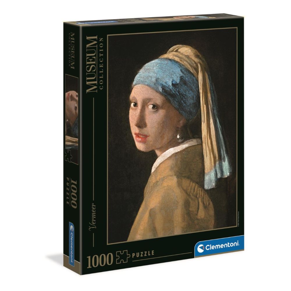 Пъзел Clementoni, Момиче с перли, 1000 части