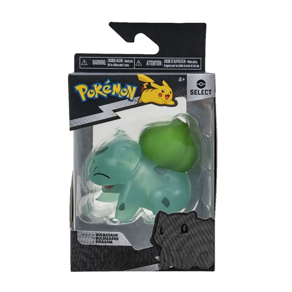Фигурка Pokemon, Select Translucent, Bulbasaur, 7.5 см