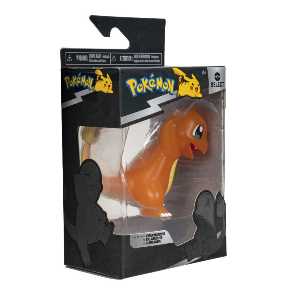 Фигурка Pokemon, Select Translucent, Charmander, 7.5 см