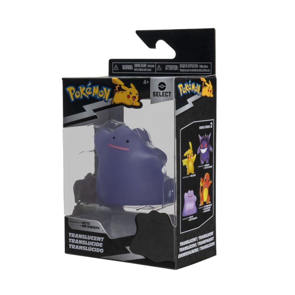 Фигурка Pokemon, Select Translucent, Ditto, 7 см