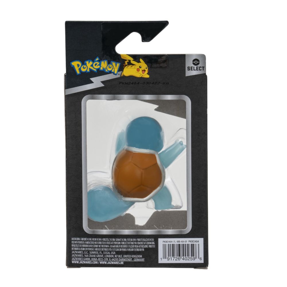 Фигурка Pokemon, Select Translucent, Squirtle, 7.5 см