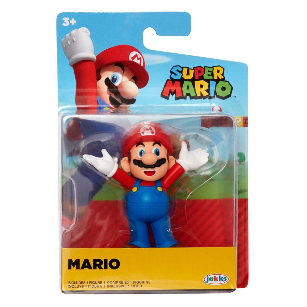 Подвижна фигурка, Jakks Pacific, Mario, 6 см
