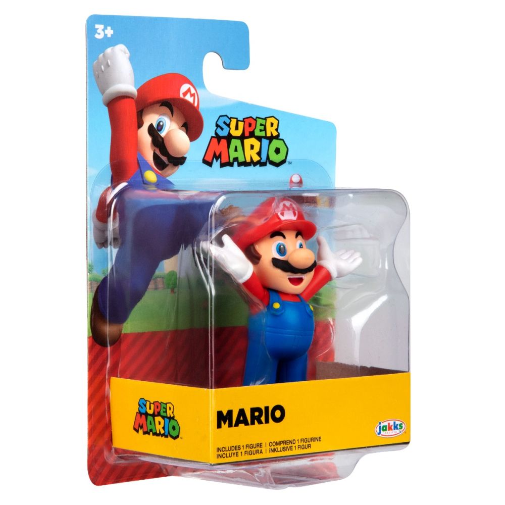 Подвижна фигурка, Jakks Pacific, Mario, 6 см