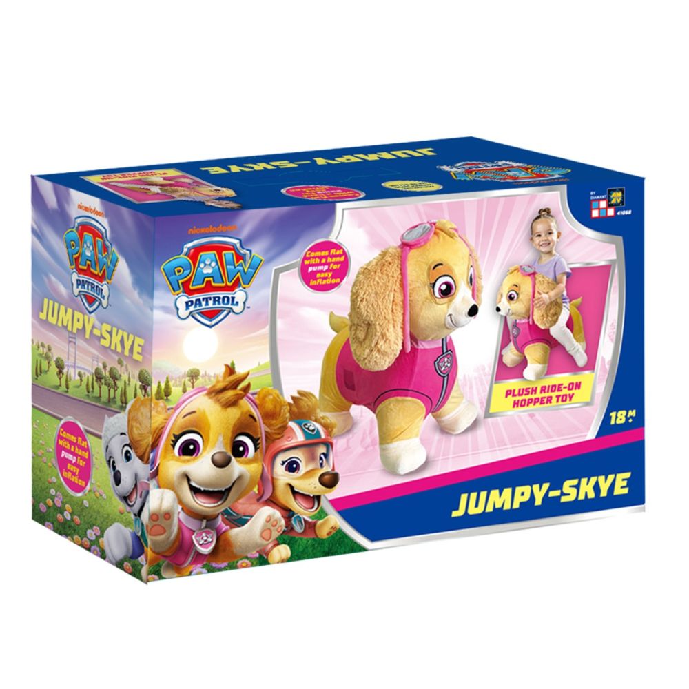 Надуваема плюшена играчка, Paw Patrol, Skye