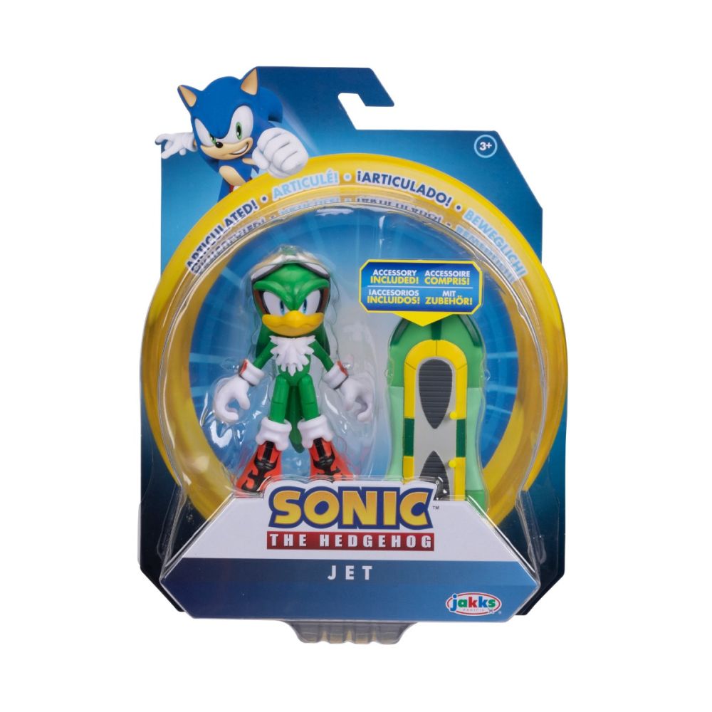 Подвижна фигурка, Jakks Pacific, The Hedgehog, Jet, 10 см