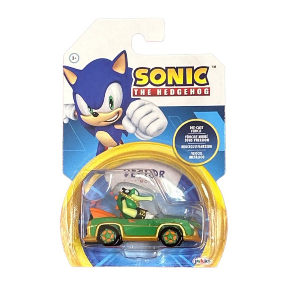 Метална кола с фигурка, Jakks Pacific, Vector, 1:64