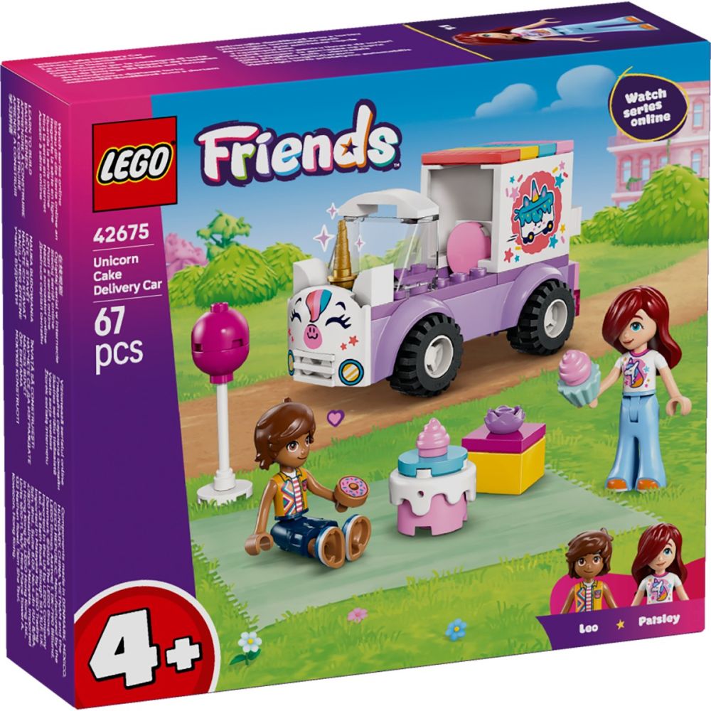 LEGO® Friends - Кола-еднорог за доставка на торти (42675)
