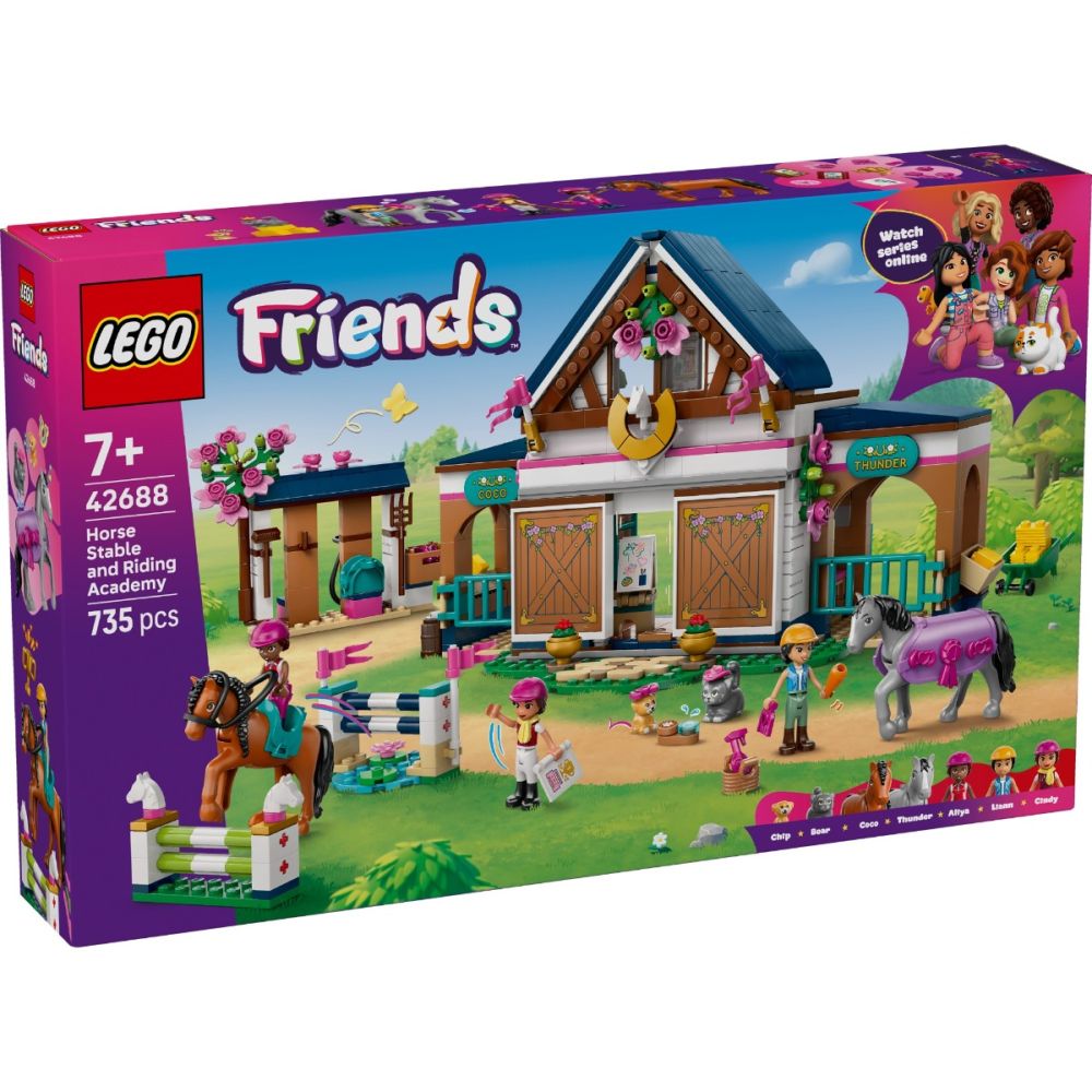 LEGO® Friends - Конюшня и академия по езда (42688)
