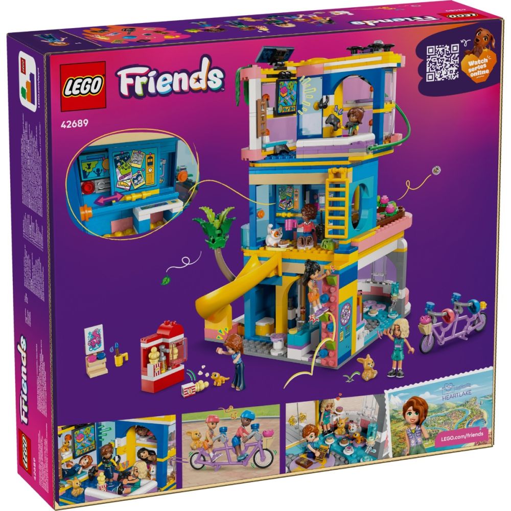 LEGO® Friends - Къща на клуба на приятелите в Хартлейк Сити (42689)