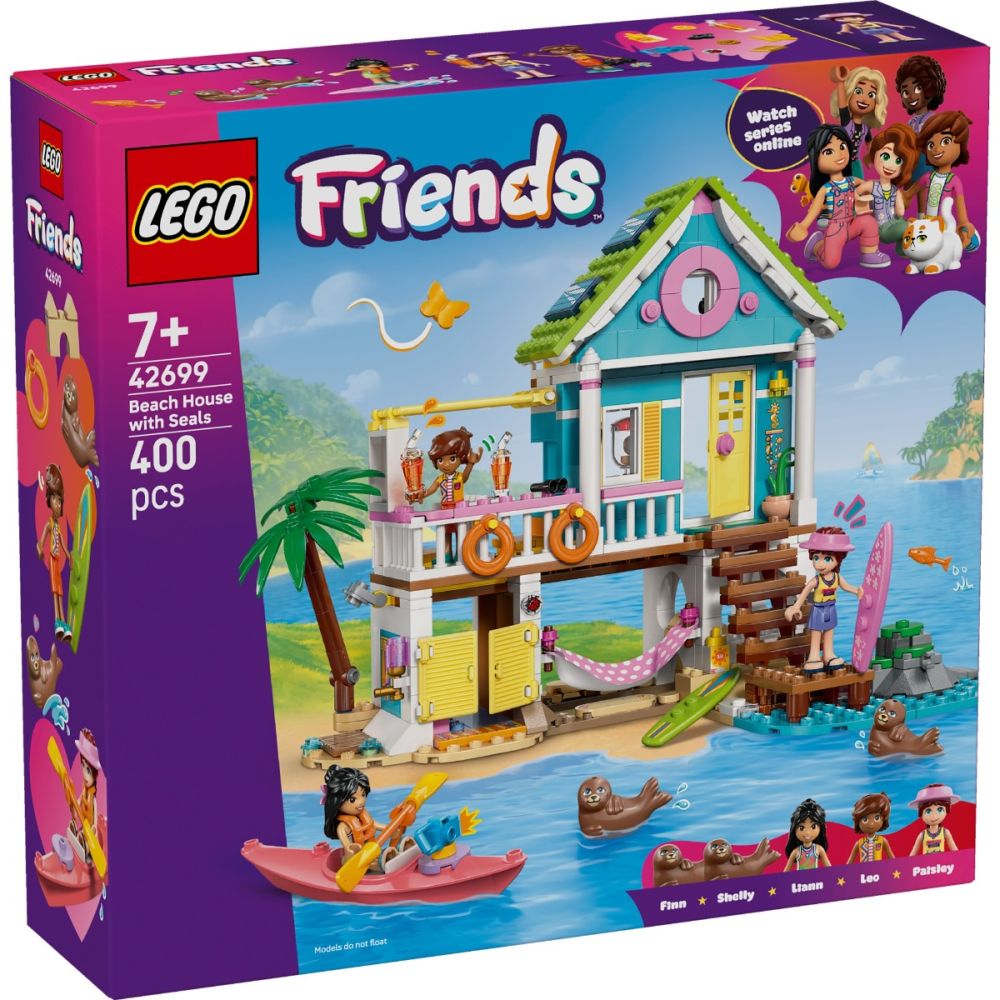 LEGO® Friends - Плажна къща с тюлени (42699)