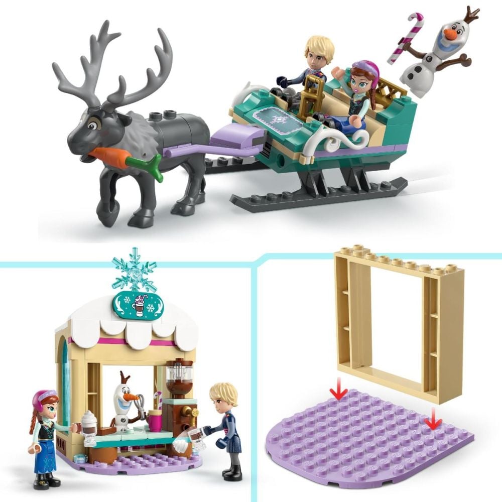 LEGO® Disney Princess - Приключението с шейна на Анна (43256)