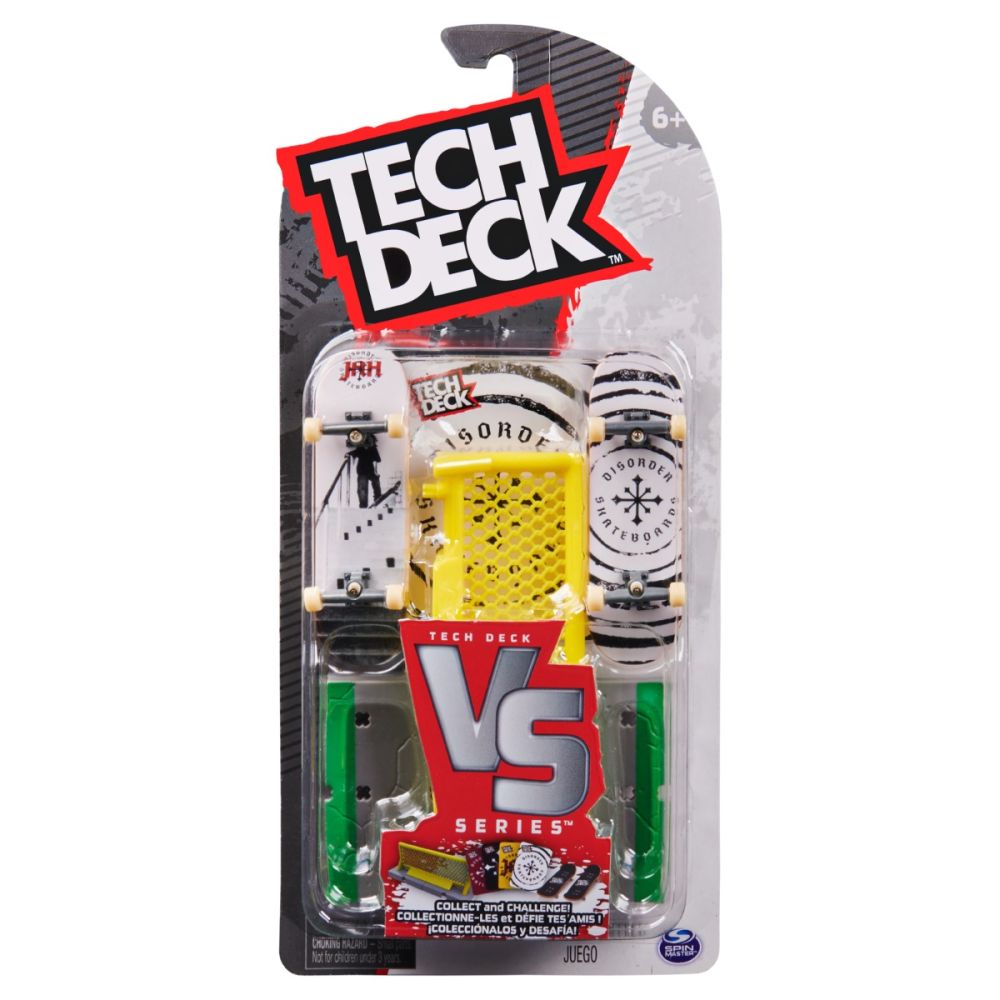 Комплект от 2 мини скейтборда с препятствие, Tech Deck, Disorder, 20141294