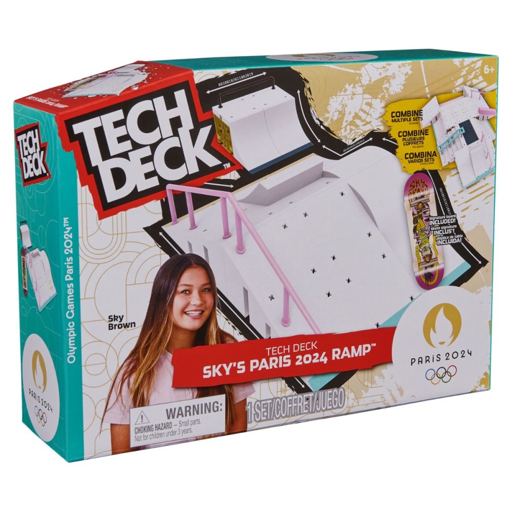 Комплект за игра, Tech Deck, Olympic Park Paris 2024, Sky Brown, 20147129