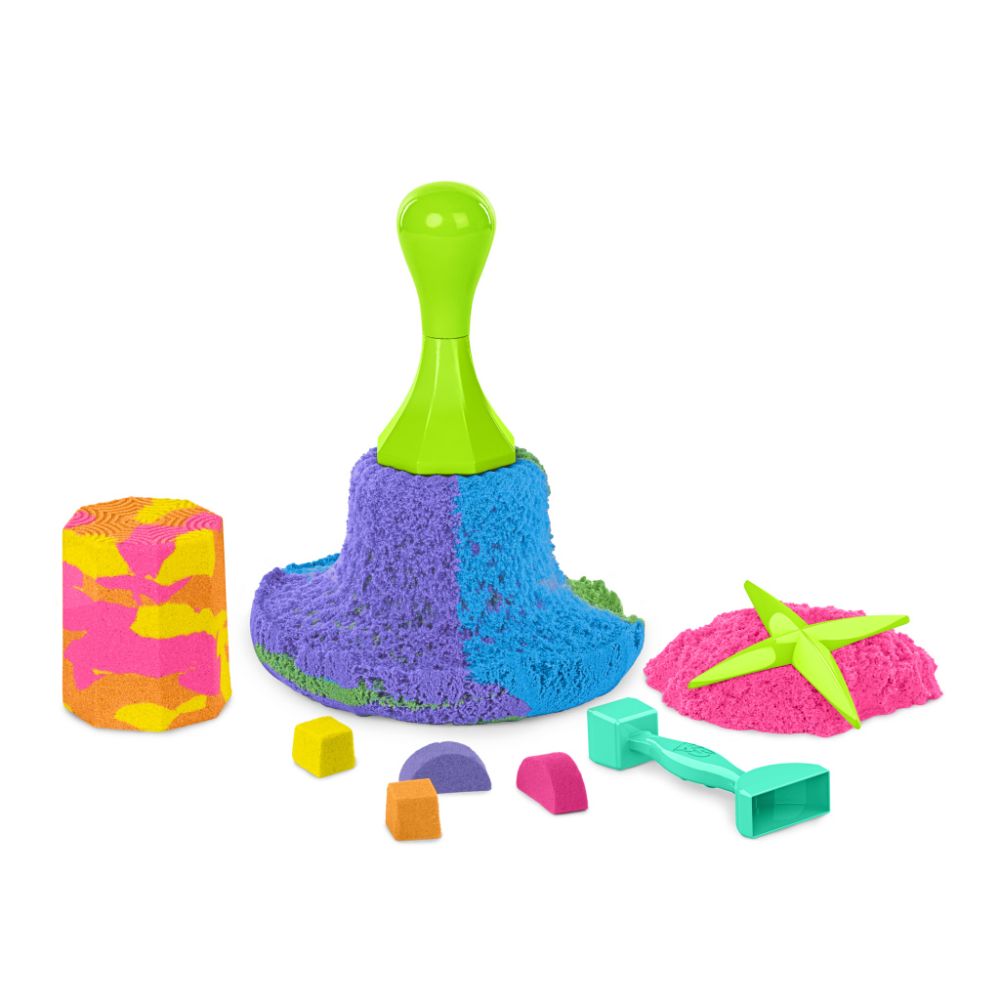 Комплект за игра с пясък и различни формички, Kinetic Sand, Squish N Create, 20139539