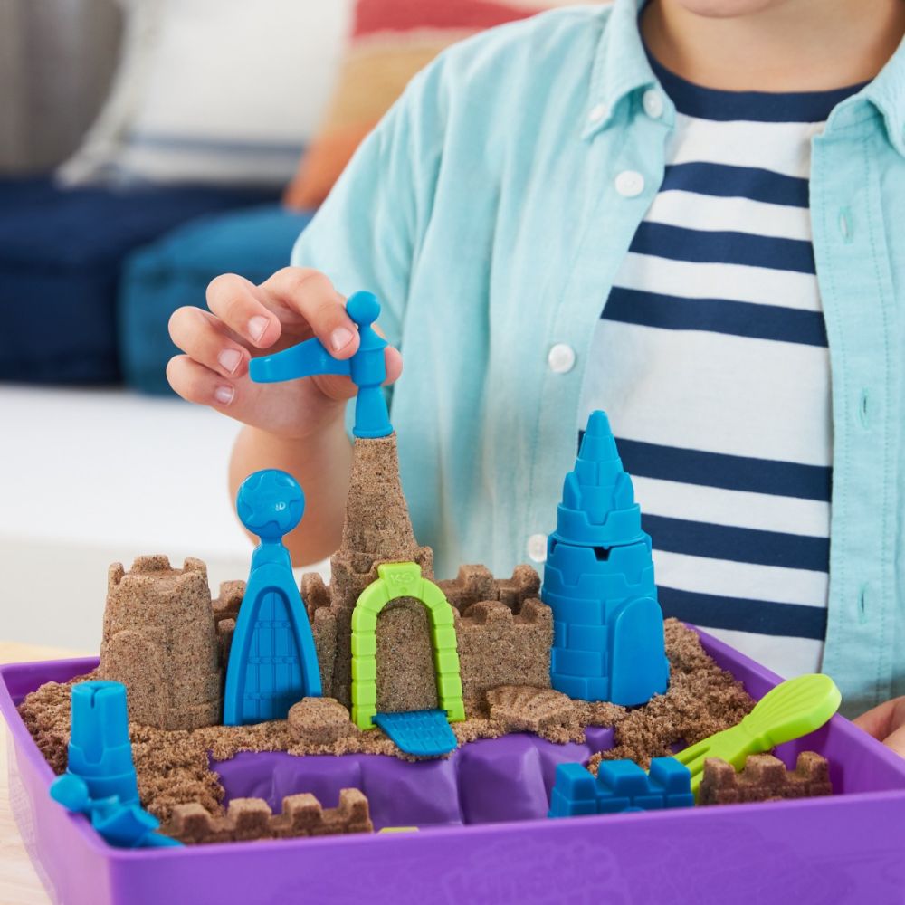 Комплект за игра с пясък и 9 формички за моделиране, Kinetic Sand, 20143453