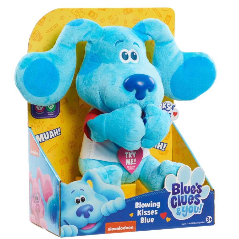 Интерактивна плюшена играчка, Blues Clues and You, Blowing Kisses Blue