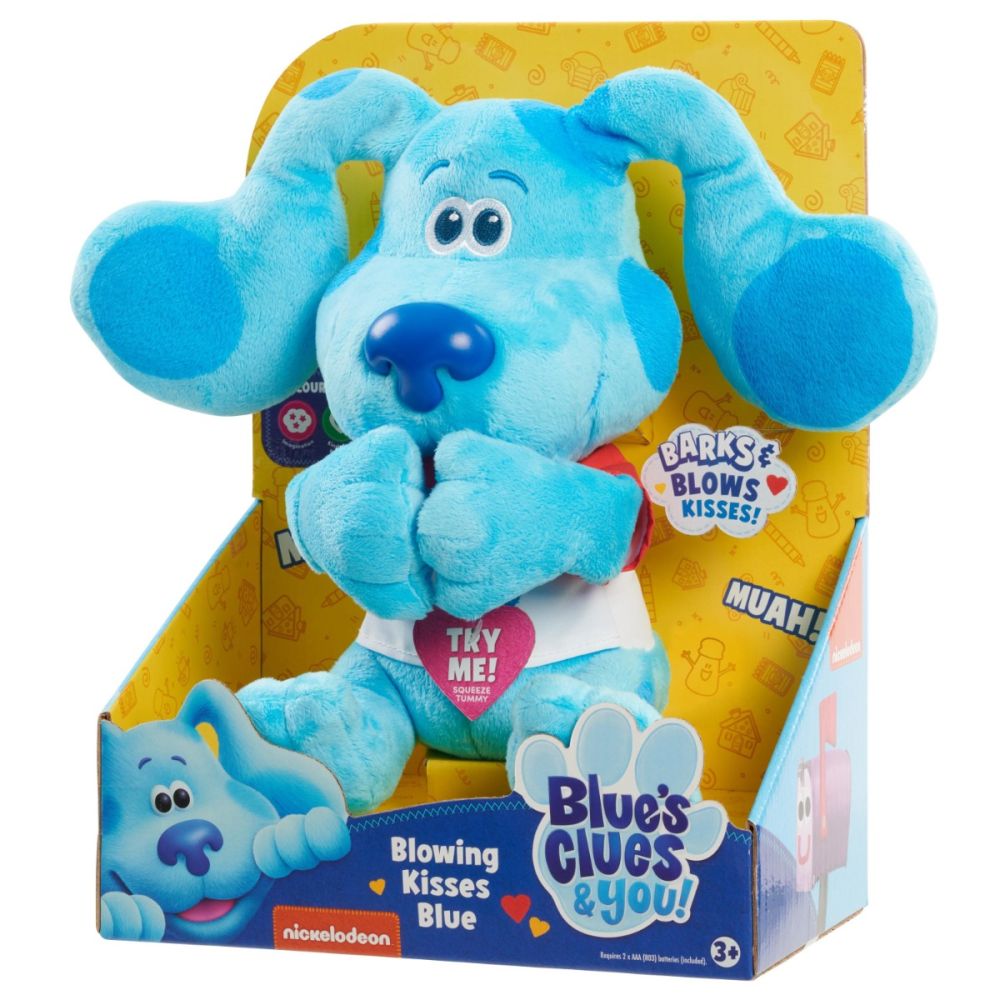 Интерактивна плюшена играчка, Blues Clues and You, Blowing Kisses Blue