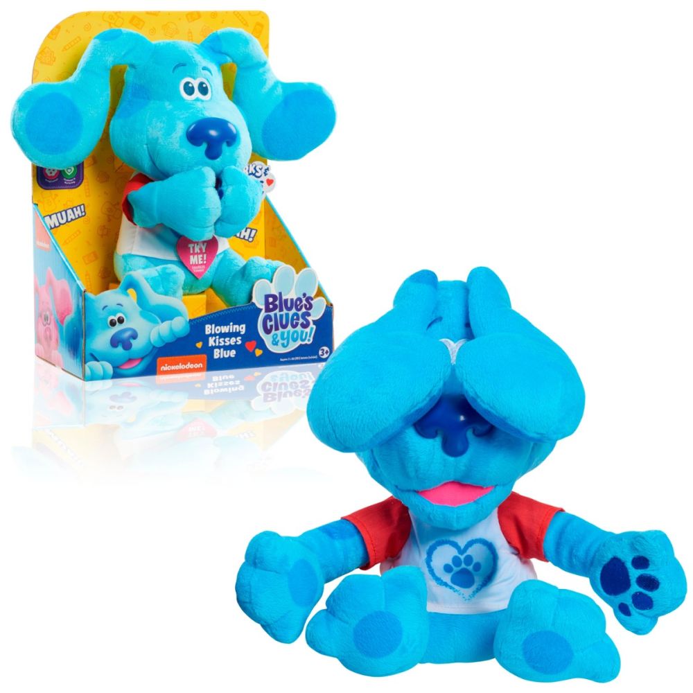 Интерактивна плюшена играчка, Blues Clues and You, Blowing Kisses Blue