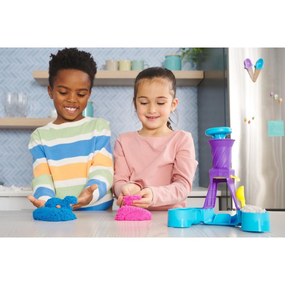 Комплект за игра с пясък, Kinetic Sand, Машина за сладолед, 20144685
