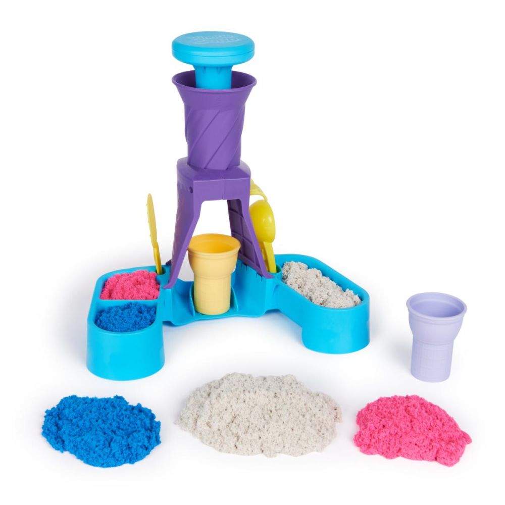 Комплект за игра с пясък, Kinetic Sand, Машина за сладолед, 20144685