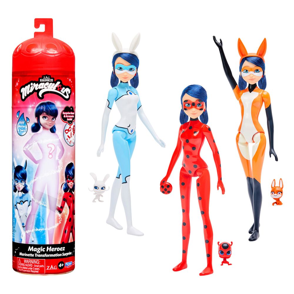 Кукла Miraculous, Ladybug, Zag Heroez, Открийте героя, 26 см