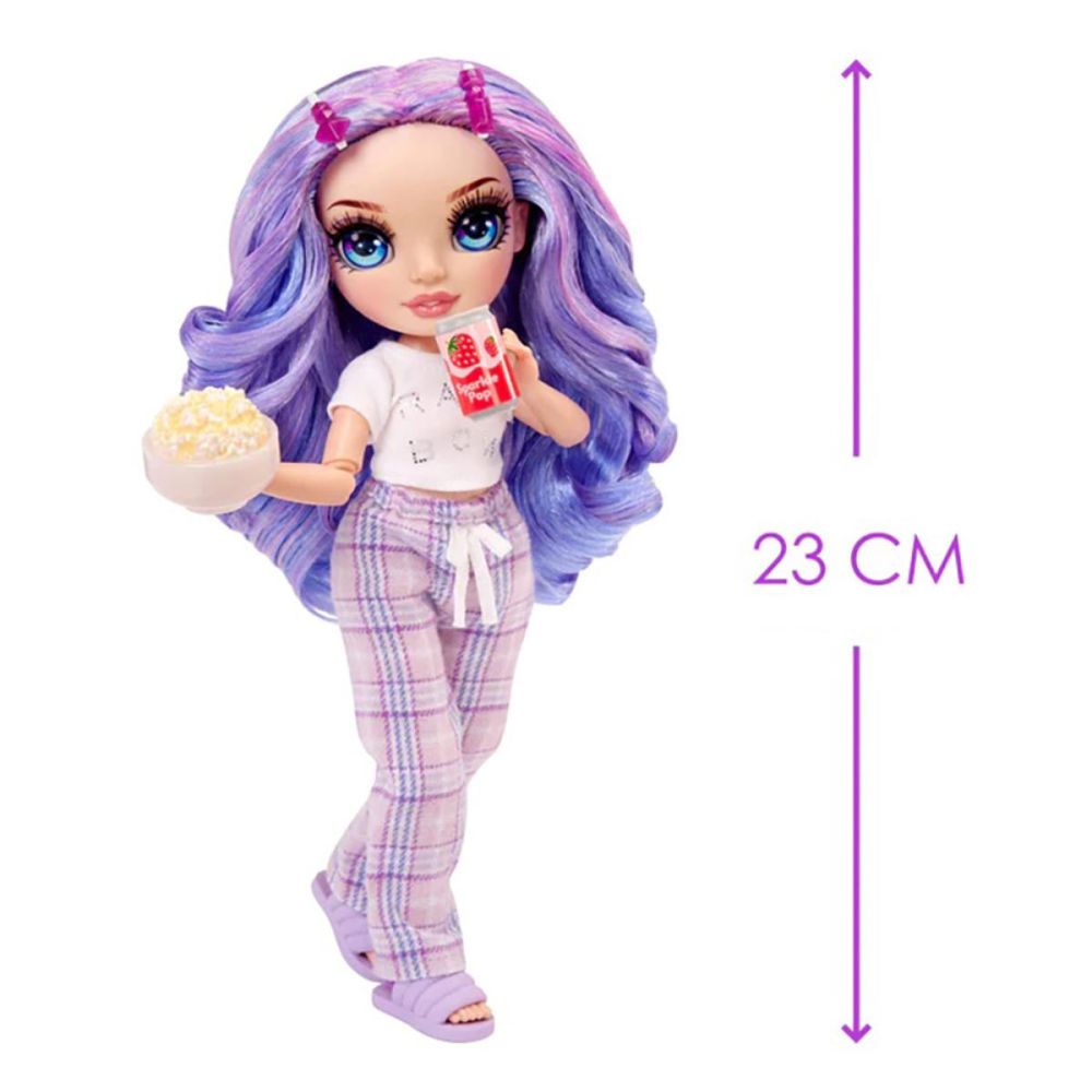 Кукла Rainbow High Junior, Pj Party, Violet Willow, 503705EUC