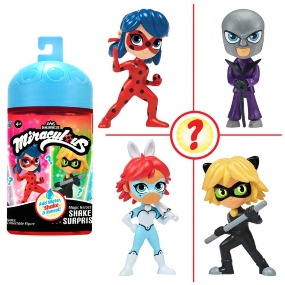 Фигурка изненада, Miraculous, Magic Heroez Chibi, Shake Surprise