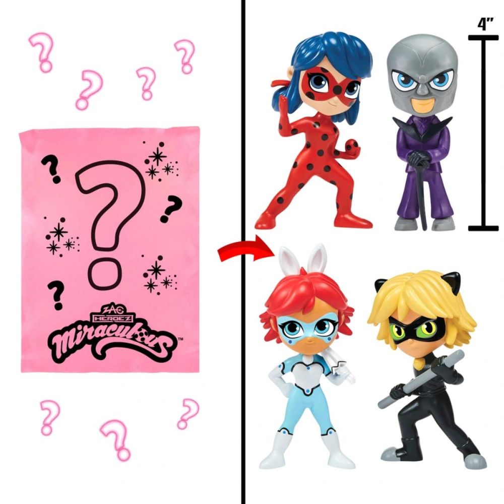 Фигурка изненада, Miraculous, Magic Heroez Chibi, Shake Surprise