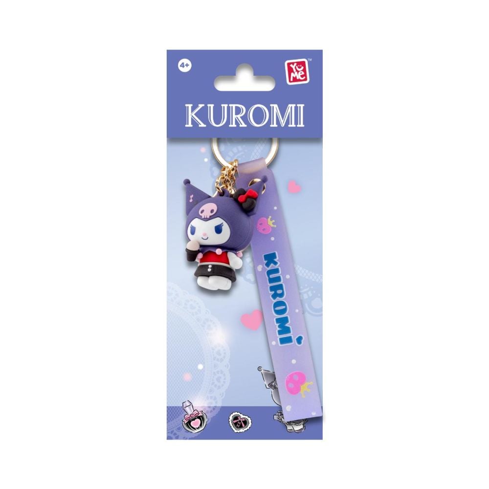 Ключодържател с каишка, Yume, Hello Kitty and Friends, Kuromi Cute Outfit Series