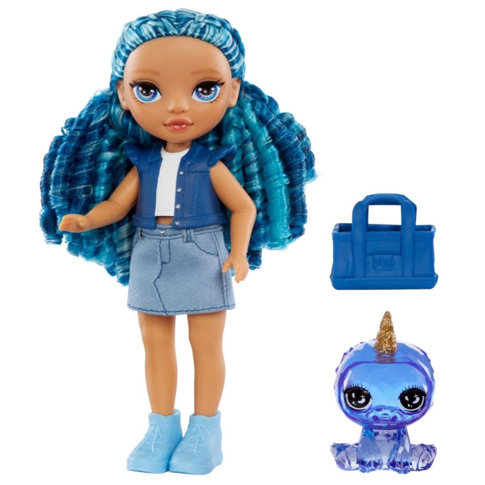 Кукла Rainbow High, Littles Sapphire Bradshaw, Blue, 531197EUC
