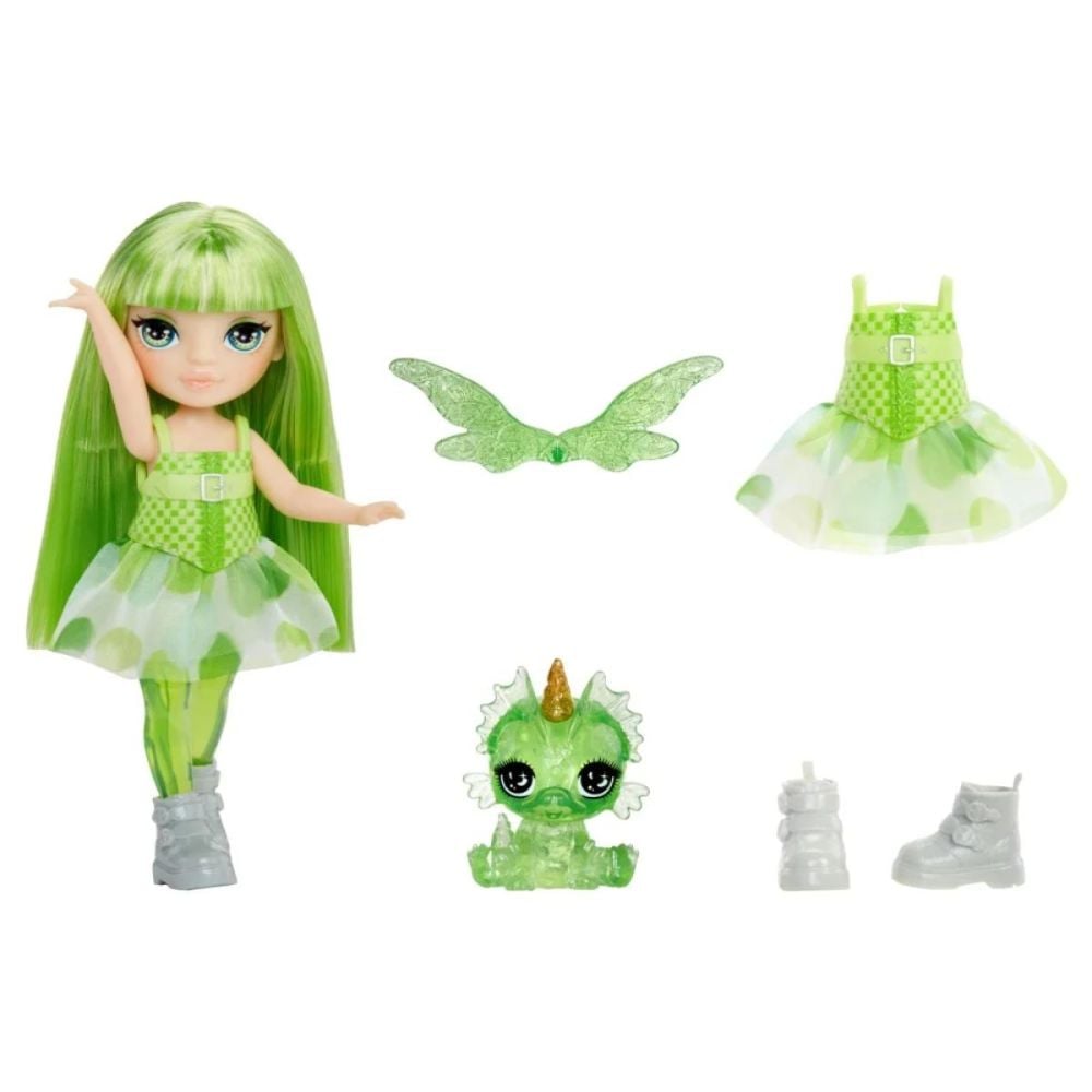 Кукла Rainbow High Littles, Rainbow Fantasy Fairies, Emerald, 543404EUC