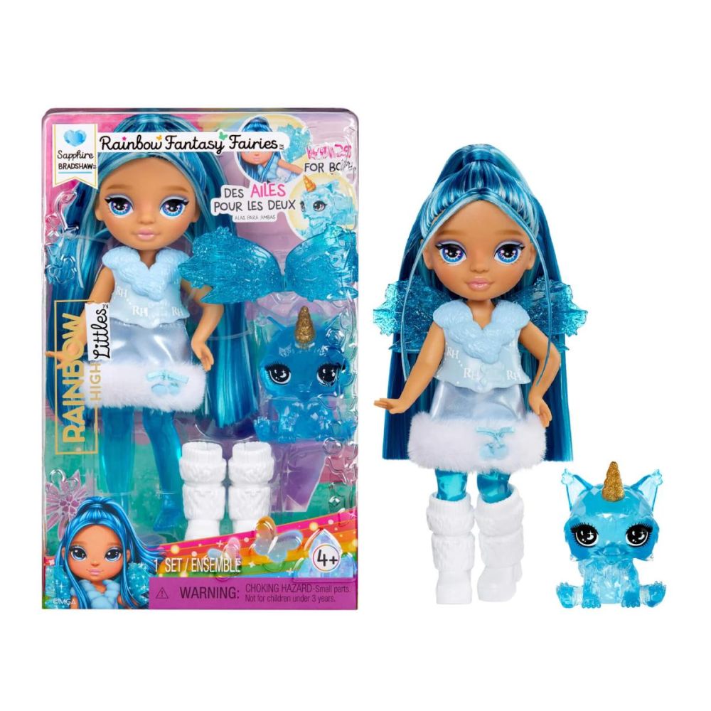 Кукла Rainbow High Littles, Rainbow Fantasy Fairies, Sapphire, 543428EUC