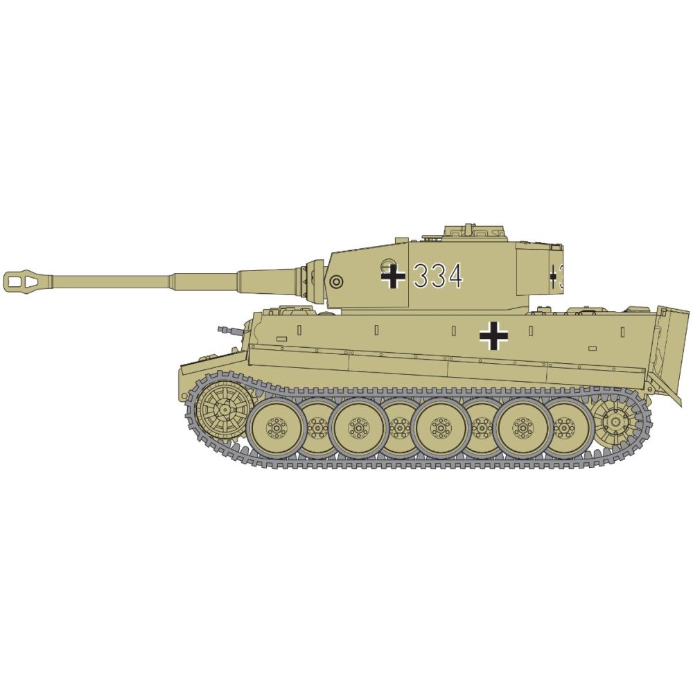 Строителен комплект, Airfix Starter Set, Tiger 1, 39 части