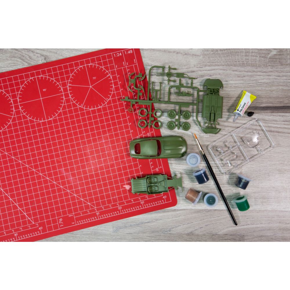 Строителен комплект, Airfix Starter Set, Jaguar E-Type, 23 части
