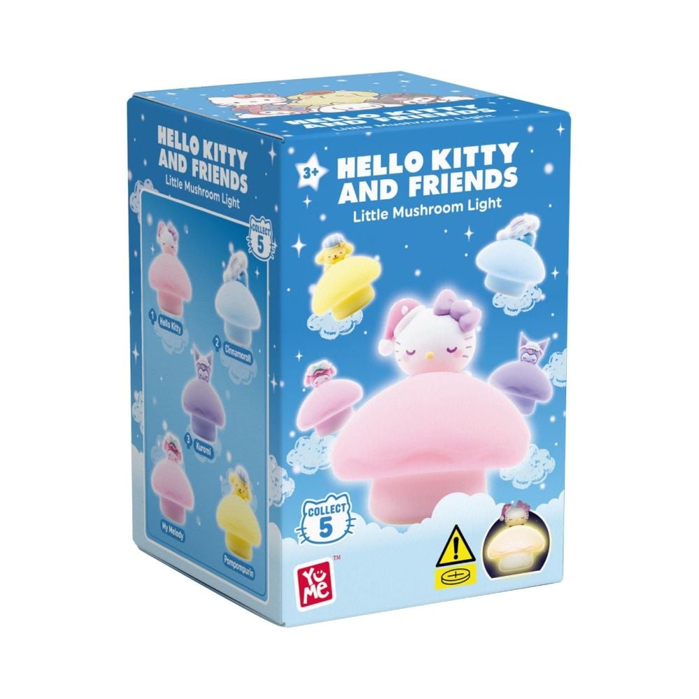 Фигурка изненада със светлини, Yume, Hello Kitty And Friends, Little Mushroom Light