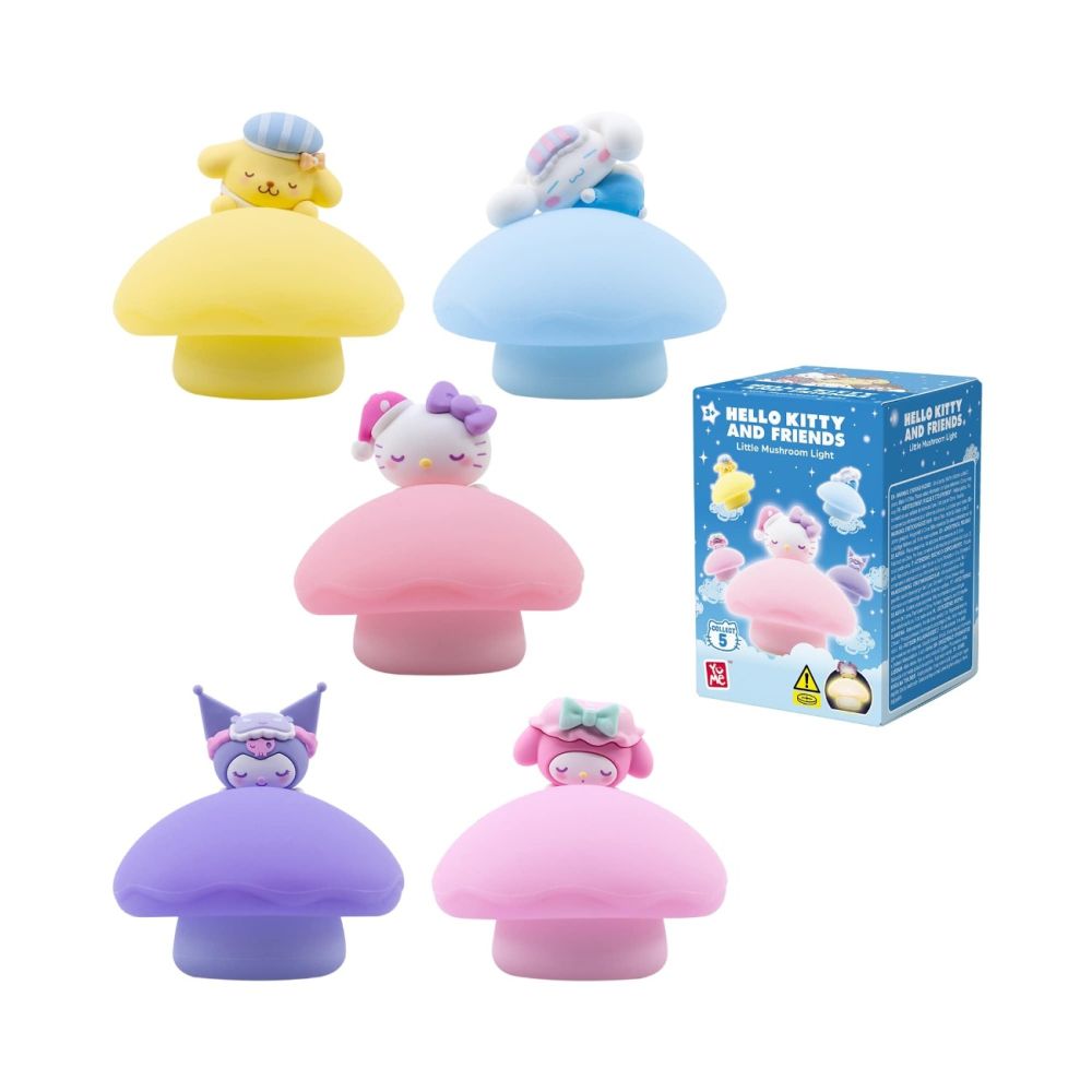 Фигурка изненада със светлини, Yume, Hello Kitty And Friends, Little Mushroom Light