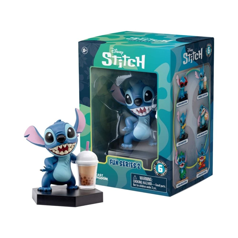 Фигурка Yume, Disney Stitch Fun Series 2, Bubble Tea Stitch