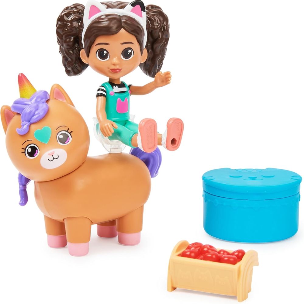Комплект за игра, Gabbys Dollhouse, Gabby Girl и Kico