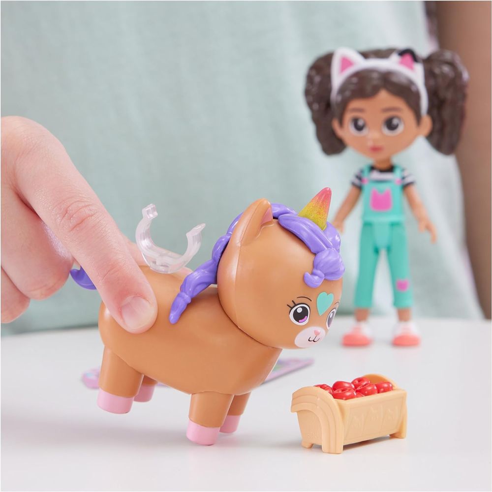 Комплект за игра, Gabbys Dollhouse, Gabby Girl и Kico