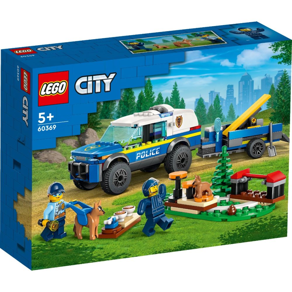 LEGO® City - Мобилна школа за полицейски кучета (60369)