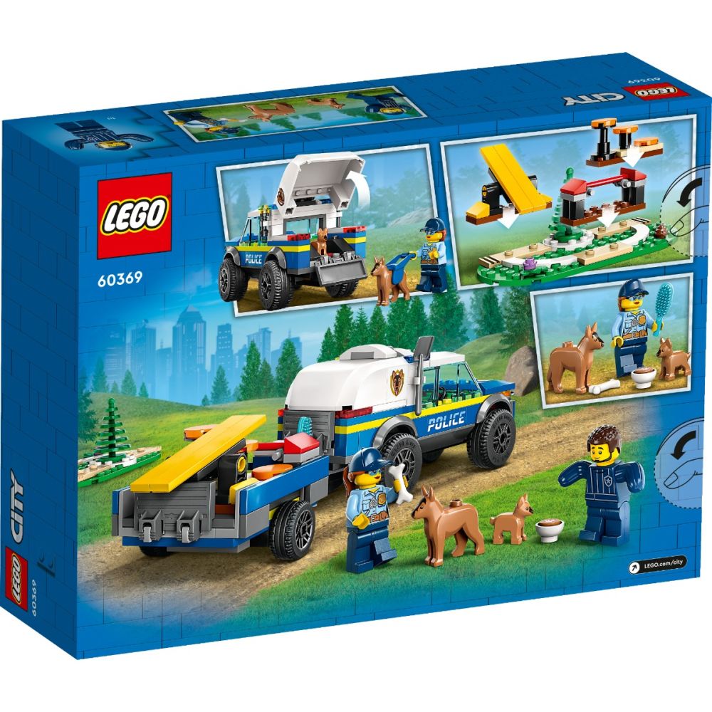 LEGO® City - Мобилна школа за полицейски кучета (60369)