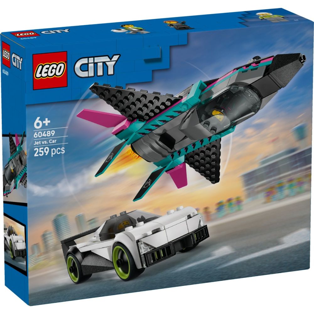 LEGO® City - Джет срещу кола (60489)