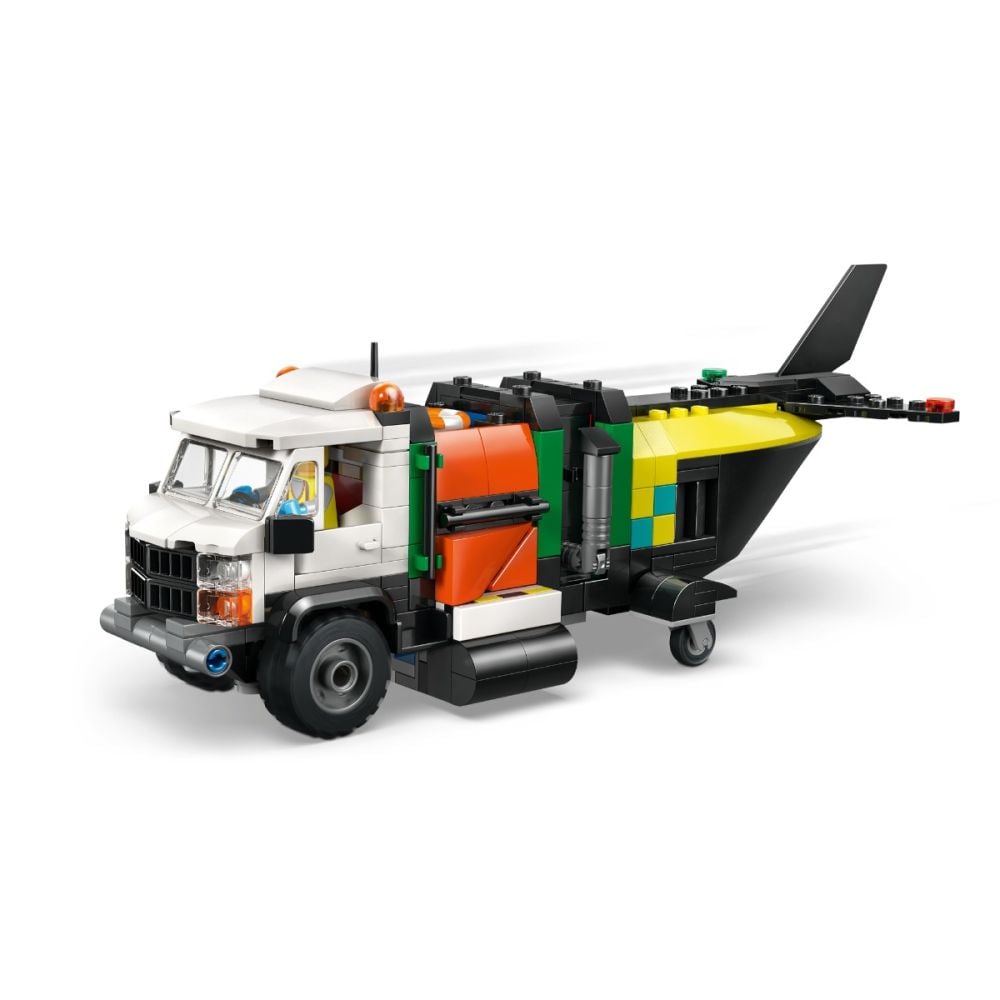 LEGO® City - Самолет, сервизен камион и лодка на въздушна възглавница – ремикс (60505)