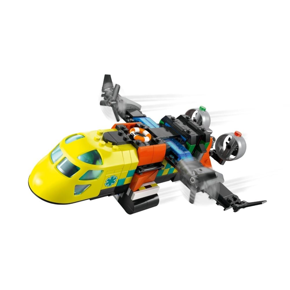 LEGO® City - Самолет, сервизен камион и лодка на въздушна възглавница – ремикс (60505)