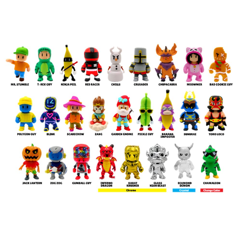 Мини фигурка изненада, Stumble Guys, 3D, S5