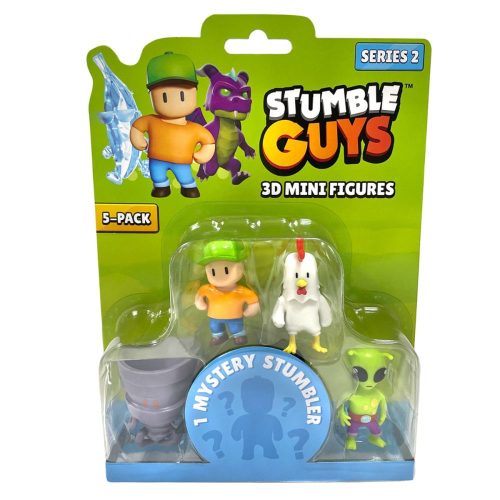 Комплект 5 мини фигурки Stumble Guys, 3D S2